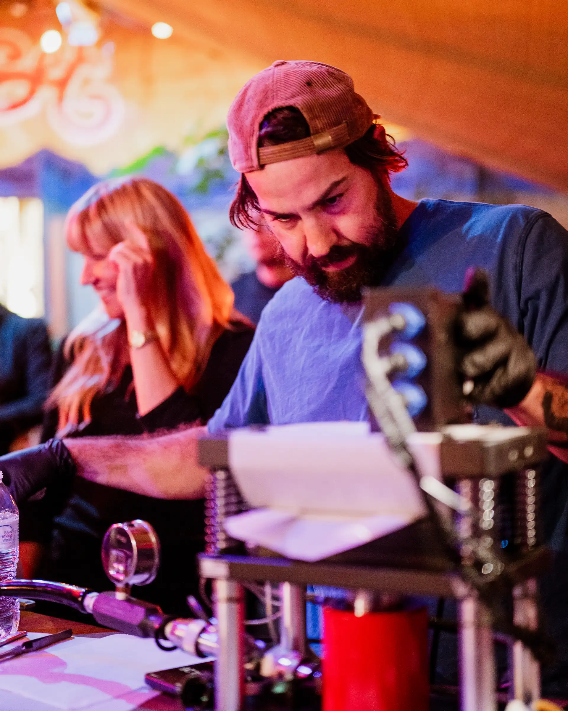 Close work with fresh concentrate at a Doobie Flower Hour.
